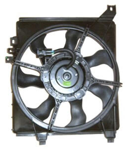 Ventilator radiator (cu carcasa) HYUNDAI GETZ 1.1 1.3 1.4 intre 2002-2010