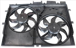 Ventilator radiator (cu carcasa, dublu) CITROEN JUMPER; FIAT DUCATO; PEUGEOT BOXER 2.0D-3.0D dupa 2006