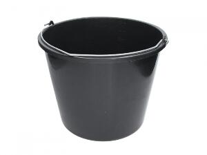 Galeata container castron plastic negru 16L Mammooth